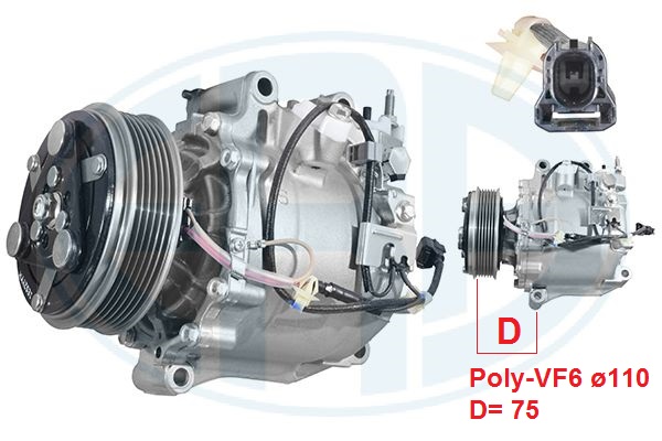 Compresor, climatizare 670177 ERA