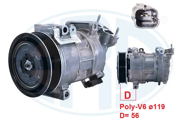Compresor, climatizare 670178 ERA