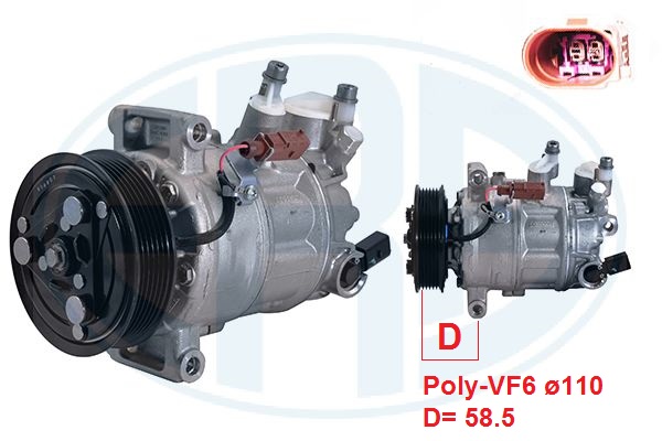 Compresor, climatizare 670180 ERA