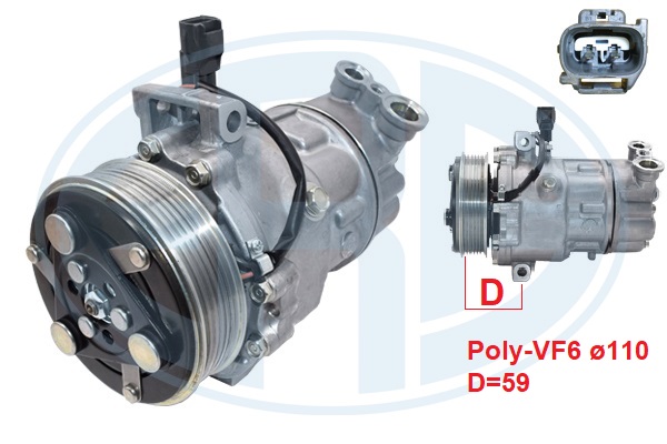 Compresor, climatizare 670189 ERA