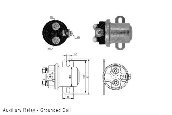 Solenoid, electromotor ZM407 ERA