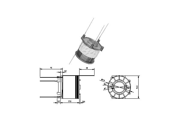 Solenoid, electromotor ZM441993 ERA