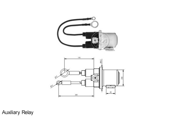 Solenoid, electromotor ZM8408 ERA