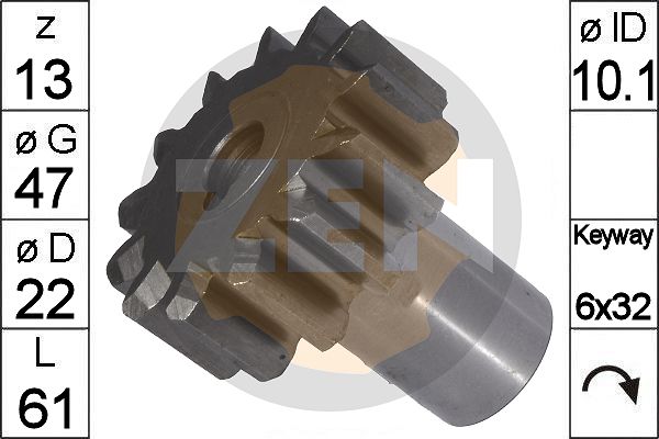 Pinion electromotor ZN0078 ERA