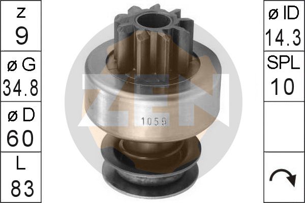 Cuplaj unisens,demaror ZN1059 ERA