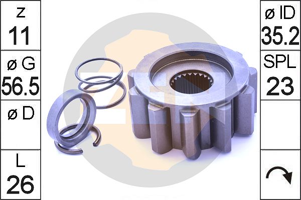 Pinion electromotor ZN13131 ERA