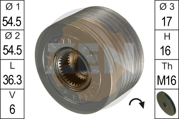 Sistem roata libera, generator ZN5433 ERA