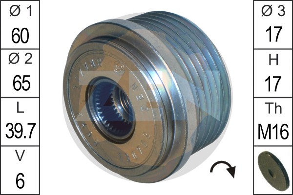 Sistem roata libera, generator ZN5495 ERA