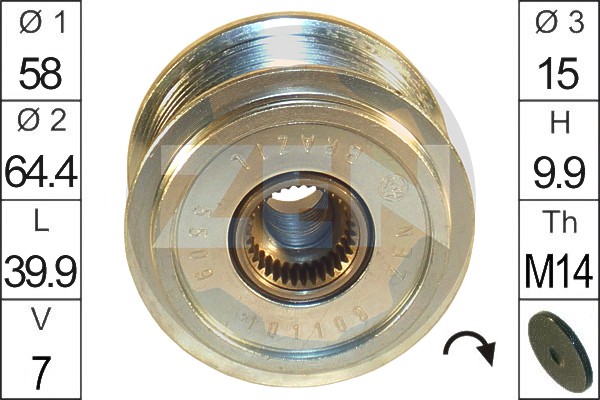 Sistem roata libera, generator ZN5509 ERA