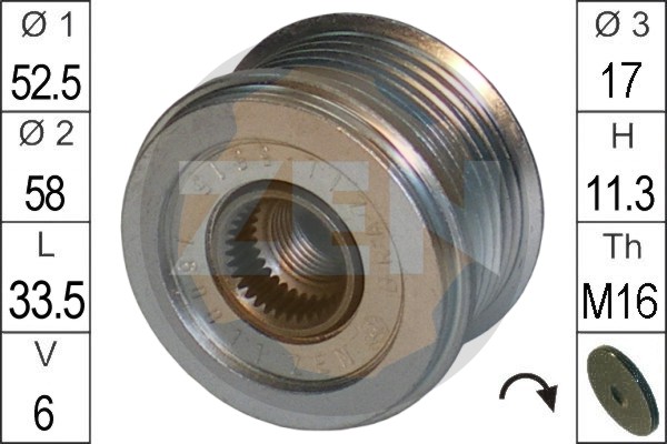 Sistem roata libera, generator ZN5515 ERA