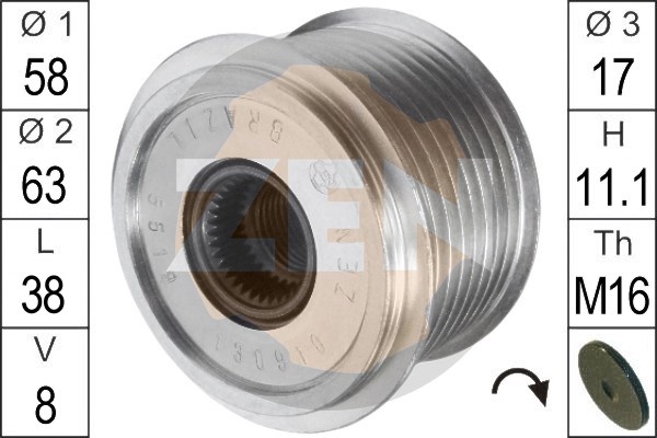 Sistem roata libera, generator ZN5519 ERA