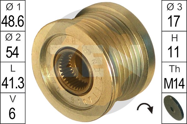Sistem roata libera, generator ZN5526 ERA