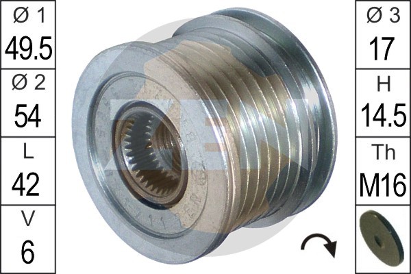 Sistem roata libera, generator ZN5565 ERA