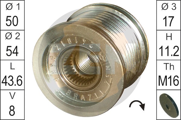 Sistem roata libera, generator ZN5566 ERA