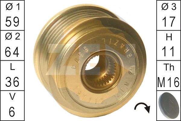 Sistem roata libera, generator ZN5579 ERA