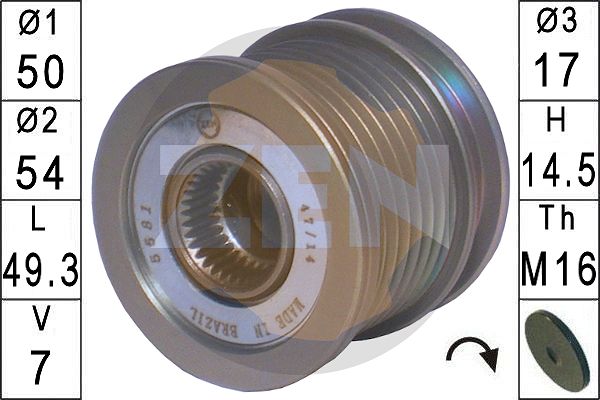 Sistem roata libera, generator ZN5581 ERA