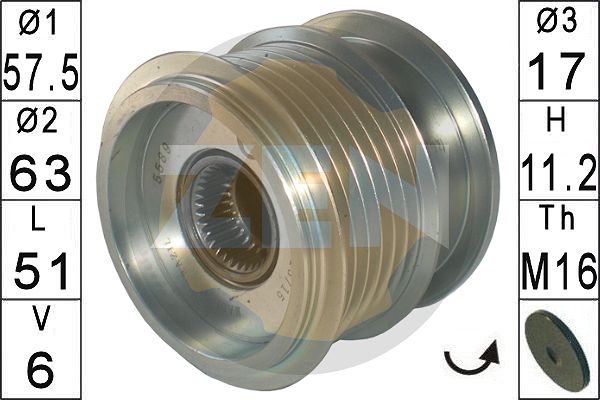 Sistem roata libera, generator ZN5589 ERA