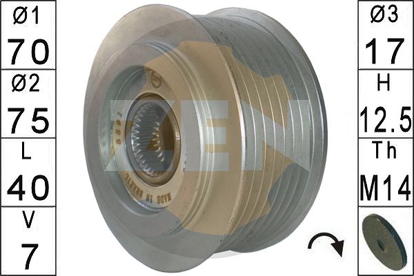 Sistem roata libera, generator ZN5591 ERA