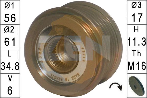 Sistem roata libera, generator ZN5595 ERA