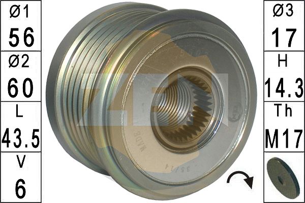 Sistem roata libera, generator ZN5603 ERA