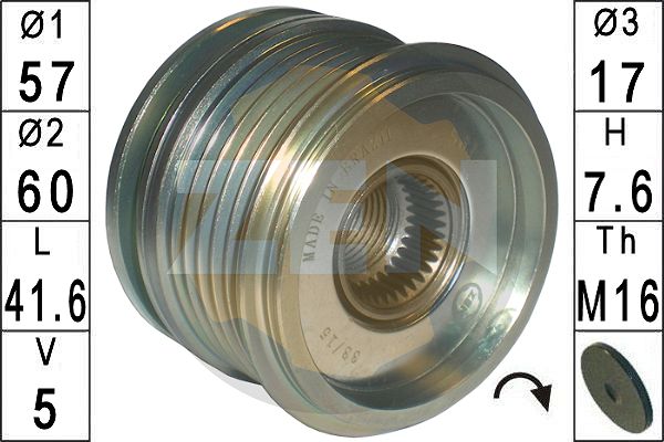 Sistem roata libera, generator ZN5611 ERA