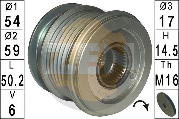 Sistem roata libera, generator ZN5624 ERA
