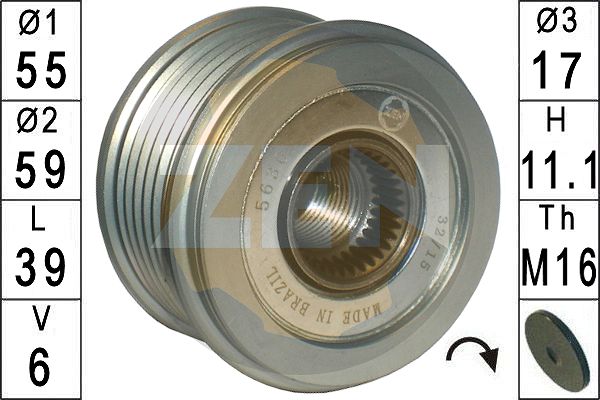 Sistem roata libera, generator ZN5630 ERA
