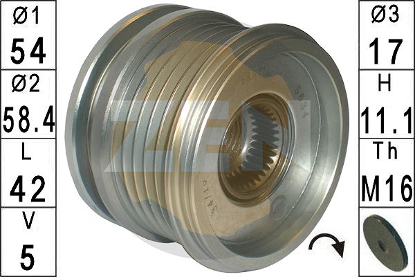 Sistem roata libera, generator ZN5634 ERA
