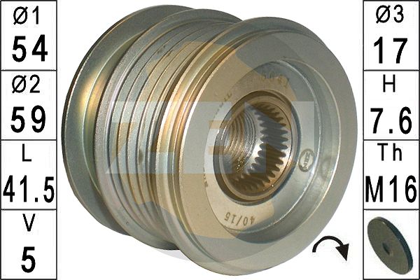 Sistem roata libera, generator ZN5641 ERA