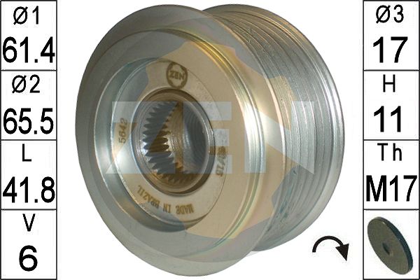 Sistem roata libera, generator ZN5642 ERA