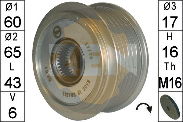Sistem roata libera, generator ZN5661 ERA