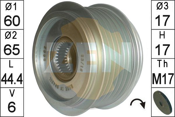 Sistem roata libera, generator ZN5662 ERA