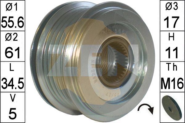 Sistem roata libera, generator ZN5668 ERA