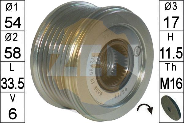 Sistem roata libera, generator ZN5675 ERA