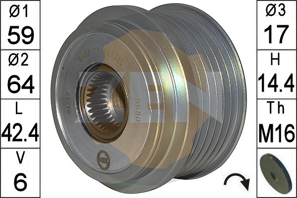 Sistem roata libera, generator ZN5680 ERA