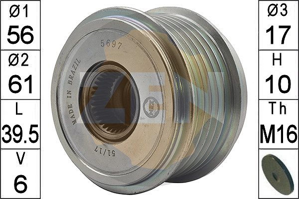 Sistem roata libera, generator ZN5697 ERA