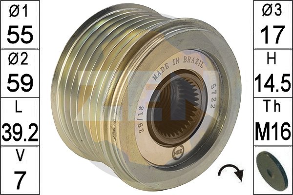 Sistem roata libera, generator ZN5722 ERA