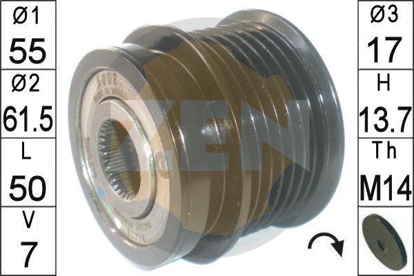 Sistem roata libera, generator ZN6002 ERA