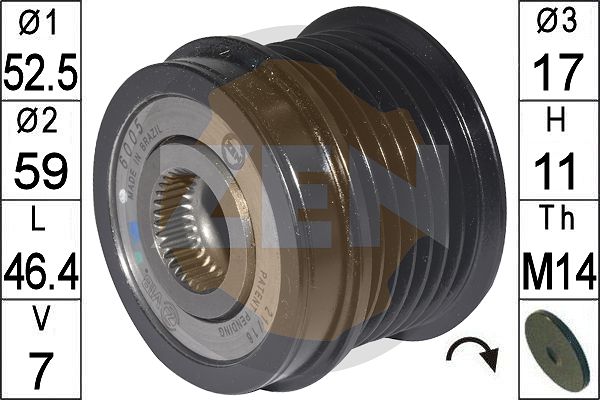 Sistem roata libera, generator zn6005 ERA