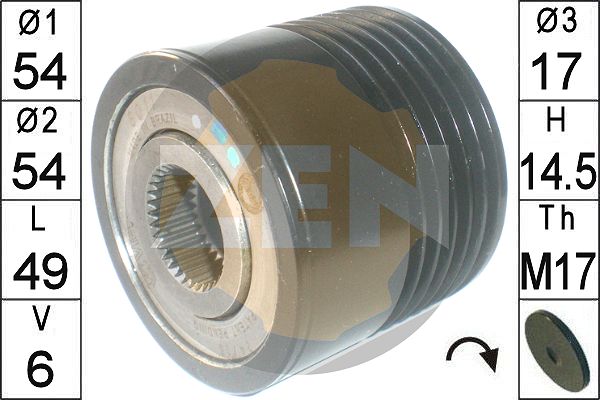 Sistem roata libera, generator ZN6011 ERA