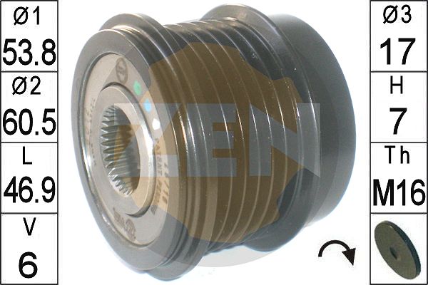 Sistem roata libera, generator ZN6012 ERA