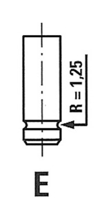 Supapa admisie R4874/S FRECCIA