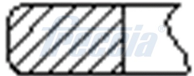 Set segmenti piston FR10-074000 FRECCIA