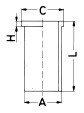 Camasa cilindru PL000400 IPSA