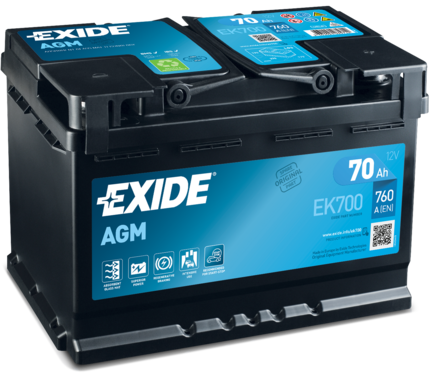 Baterie de pornire EK700 EXIDE