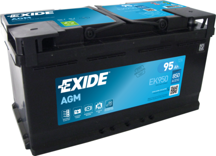 Baterie de pornire EK950 EXIDE 12V 95Ah