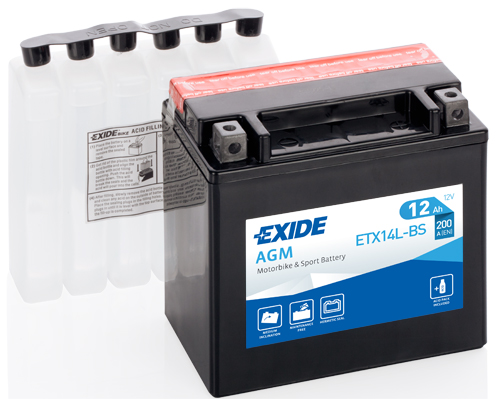 Baterie de pornire ETX14L-BS EXIDE