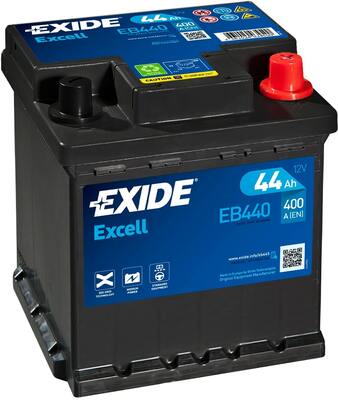 Baterie de pornire Exide Excell 12V 44Ah EN400 - EB440