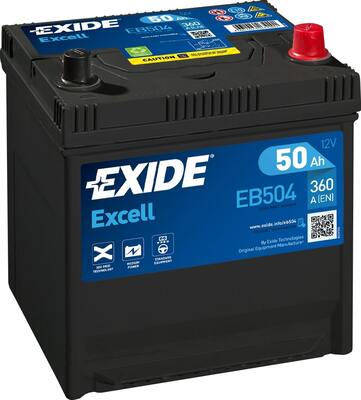 Baterie de pornire EB504 EXIDE 12V 50Ah