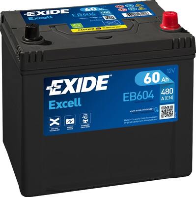 Baterie de pornire Exide Excell 12V 60Ah EN480A-EB604